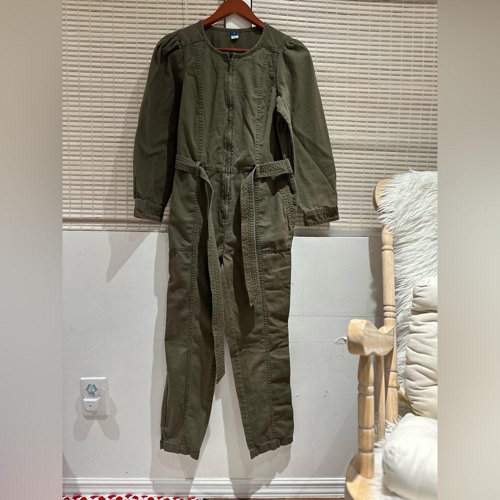 Old Navy Utility Jumpsuit – Olive Green